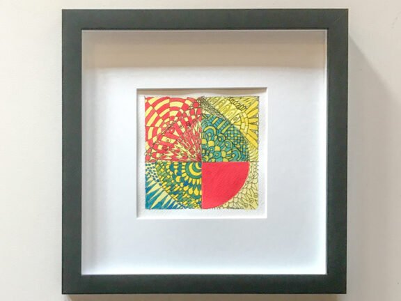 Image - Can Red Come Out to Play IX- Beverly Claridge