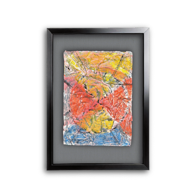 Yes, let's do!, shown virtually framed