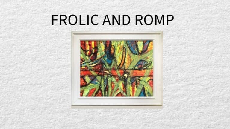 Frolic and Romp, abstract art by Beverly Claridge