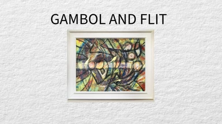 Gambol and Flit, abstract artwork by Beverly Claridge