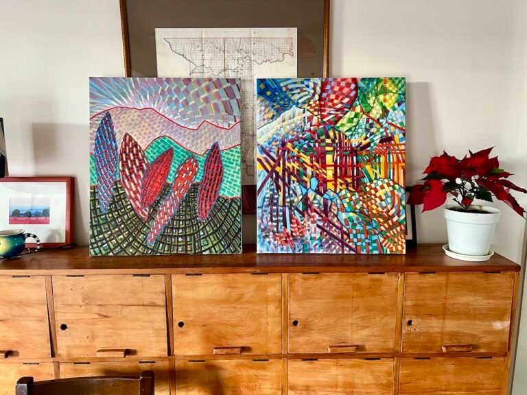 'Quickening', aka RD1, on left, 'Abounding', aka RD2, on right