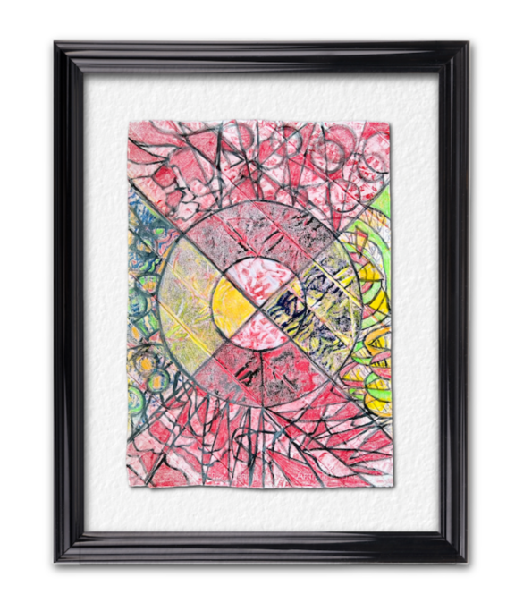 Well, That Was a Lot of Fun!, Shown virtually framed. 550 x 760mm.