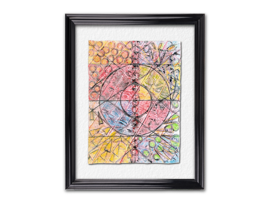 Yes, A Good Time Was Had by All, shown virtually framed, 550x760mm.