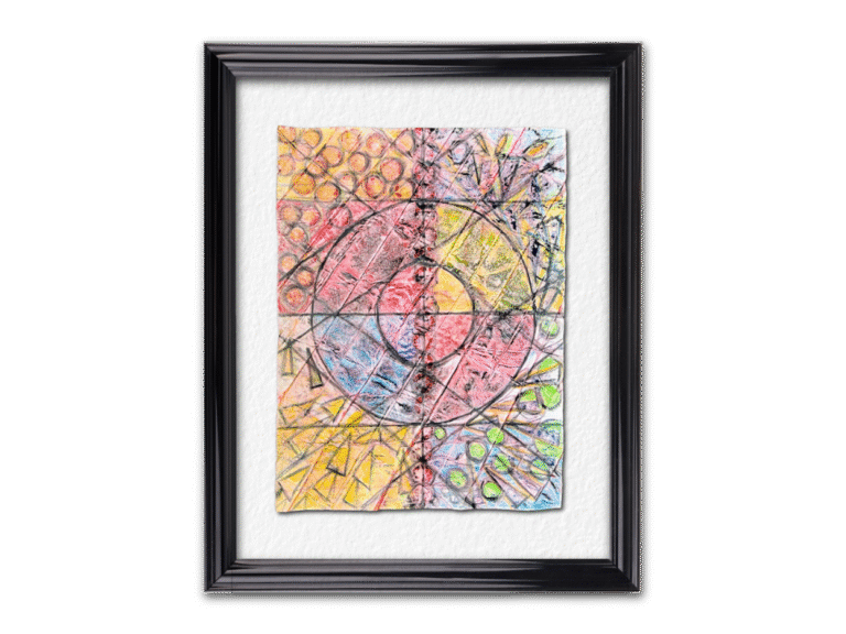 Yes, A Good Time Was Had by All, shown virtually framed, 550x760mm.