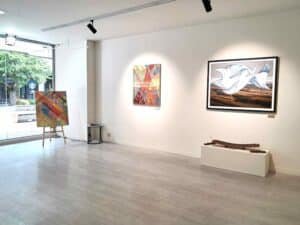 Play Ball and Mountain Moving Time at Invernui Art Gallery, Central Invercargill