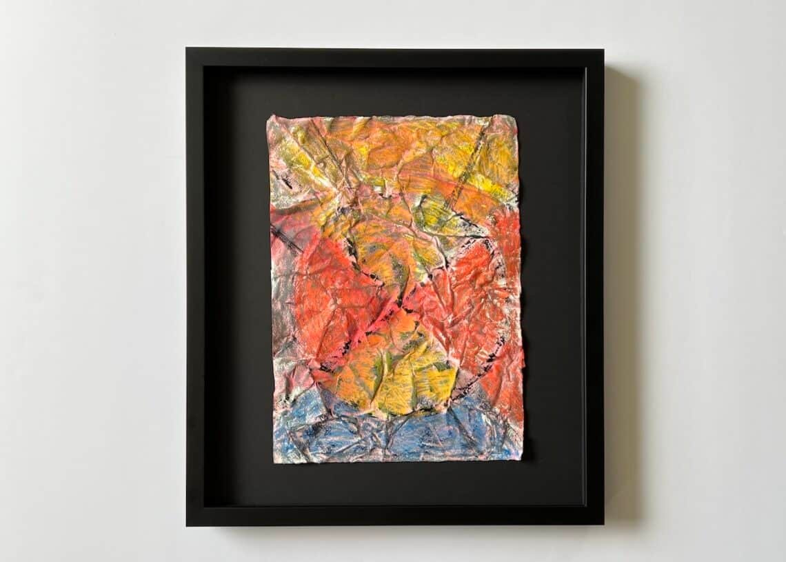 Yes, Let's Go! by Beverly Claridge, framed.