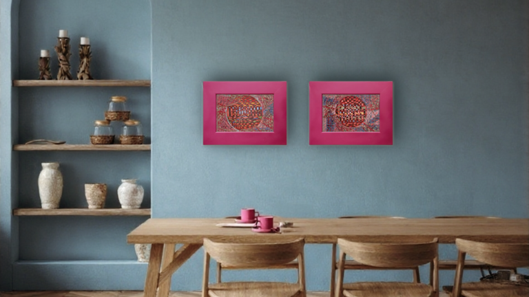 You Look Splendidly Sanguine, with, Or, Fabulously Florid, in a Mellow Flow Dining room